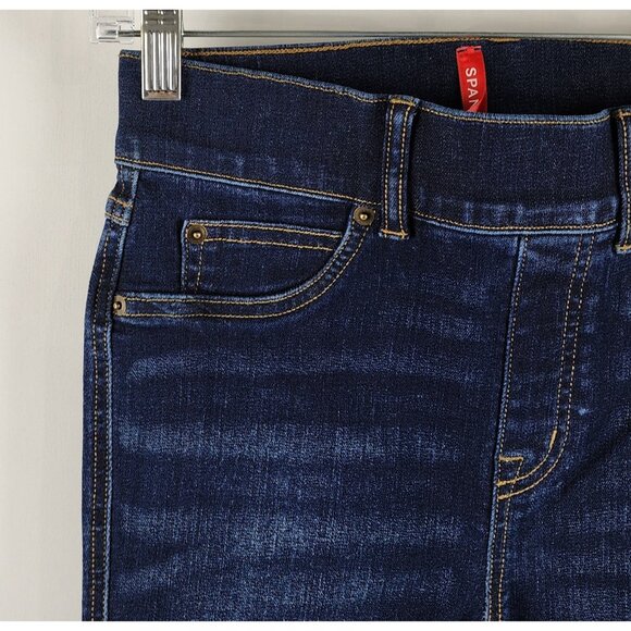 SPANX Dark Blue Flare Jeans - Picture 3 of 12